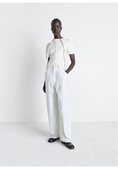 large pants unisex white LEMAIRE | PA1224 LD1069WH086